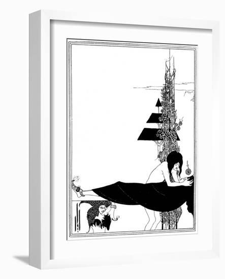 A Platonic Lament-Aubrey Beardsley-Framed Photographic Print