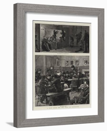 A Play Room for the Poor in Islington-Robert Barnes-Framed Giclee Print