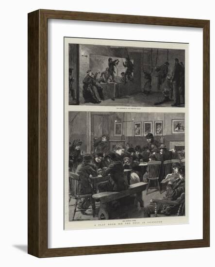 A Play Room for the Poor in Islington-Robert Barnes-Framed Giclee Print