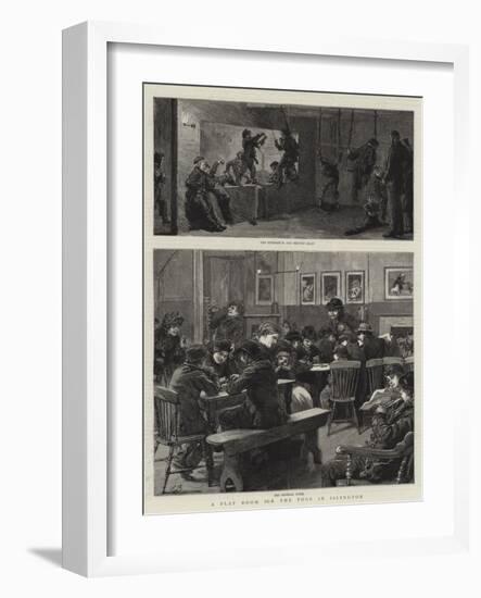 A Play Room for the Poor in Islington-Robert Barnes-Framed Giclee Print