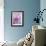 A Playful Floral Montage of Pink Orchid with Daisies-Alaya Gadeh-Framed Photographic Print displayed on a wall