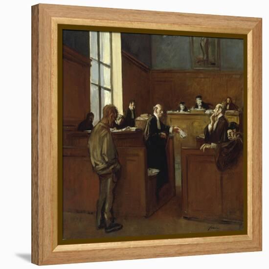 A Plea for Mercy-Jean Louis Forain-Framed Premier Image Canvas