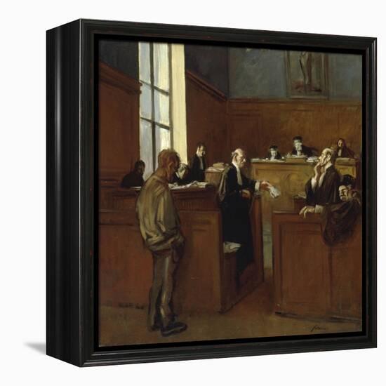 A Plea for Mercy-Jean Louis Forain-Framed Premier Image Canvas