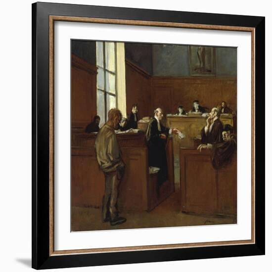 A Plea for Mercy-Jean Louis Forain-Framed Giclee Print