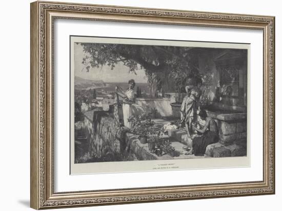 A Pleasant Studio-Hendrik Siemiradzki-Framed Giclee Print