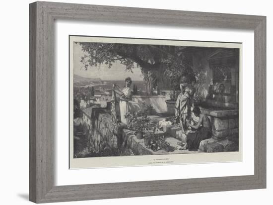 A Pleasant Studio-Hendrik Siemiradzki-Framed Giclee Print