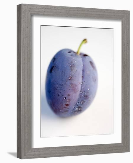 A Plum with Drops of Water-null-Framed Photographic Print