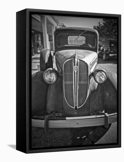 A Plymouth Roadster on a Lot Is an Automobile Relic from the Past-Steven Boone-Framed Premier Image Canvas