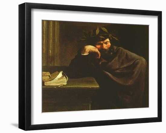 A Poet-Pier Francesco Mola-Framed Giclee Print