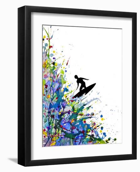 A Pollock's Point Break-Marc Allante-Framed Art Print