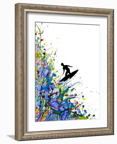 A Pollock's Point Break-Marc Allante-Framed Giclee Print