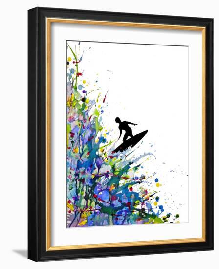 A Pollock's Point Break-Marc Allante-Framed Giclee Print