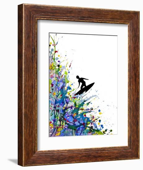 A Pollock's Point Break-Marc Allante-Framed Giclee Print