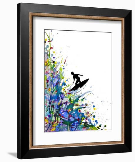 A Pollock's Point Break-Marc Allante-Framed Giclee Print