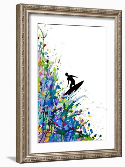 A Pollock's Point Break-Marc Allante-Framed Art Print