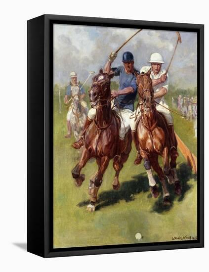 A Polo Match-Ludwig Koch-Framed Premier Image Canvas
