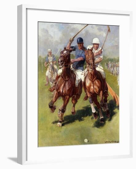 A Polo Match-Ludwig Koch-Framed Giclee Print