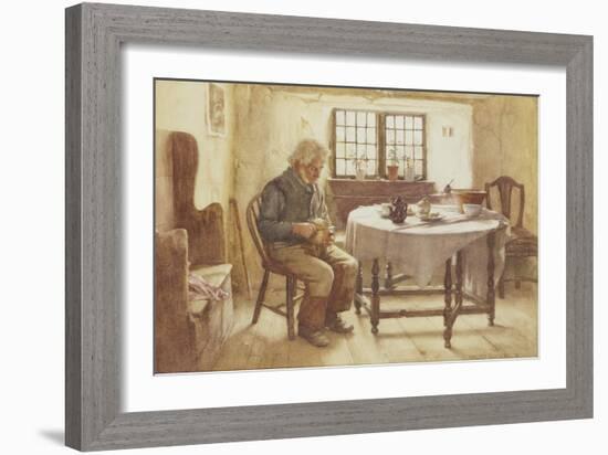 A Poor Man's Meal, 1891-Walter Langley-Framed Giclee Print