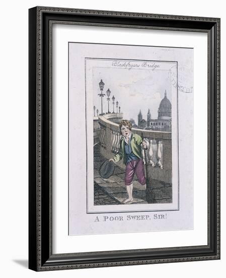 A Poor Sweep, Sir!, Cries of London, 1804-William Marshall Craig-Framed Giclee Print