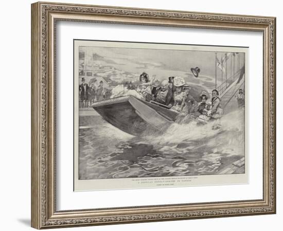 A Popular Entertainment in London-Frank Craig-Framed Giclee Print