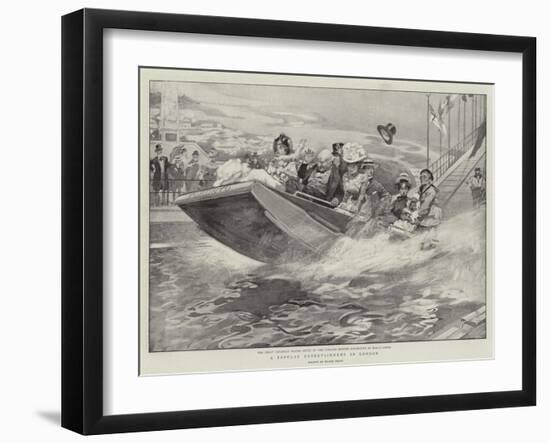 A Popular Entertainment in London-Frank Craig-Framed Giclee Print