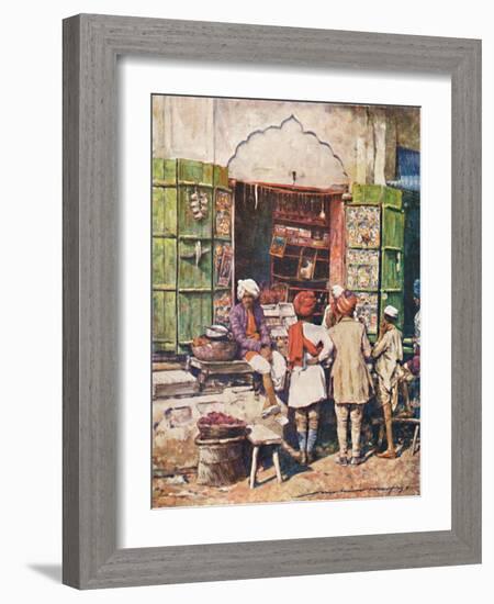 'A Popular Stall', 1905-Mortimer Luddington Menpes-Framed Giclee Print