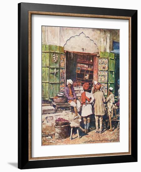 'A Popular Stall', 1905-Mortimer Luddington Menpes-Framed Giclee Print