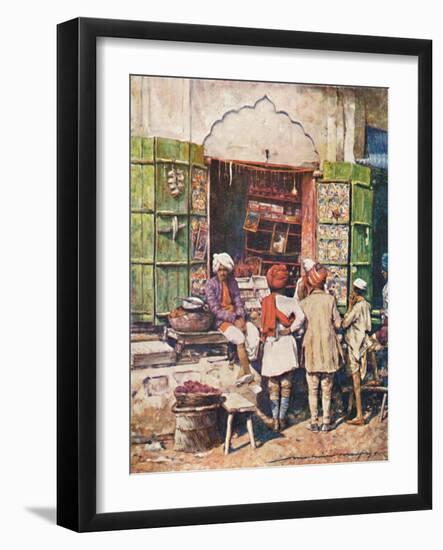 'A Popular Stall', 1905-Mortimer Luddington Menpes-Framed Giclee Print