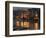 A Portion of Philadelphia's Boathouse Row is Shown at Dusk Thursday-null-Framed Photographic Print