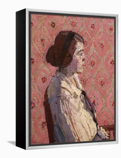 A Portrait in Profile: Mary L-Harold Gilman-Framed Premier Image Canvas