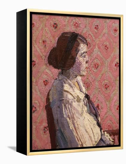 A Portrait in Profile: Mary L-Harold Gilman-Framed Premier Image Canvas