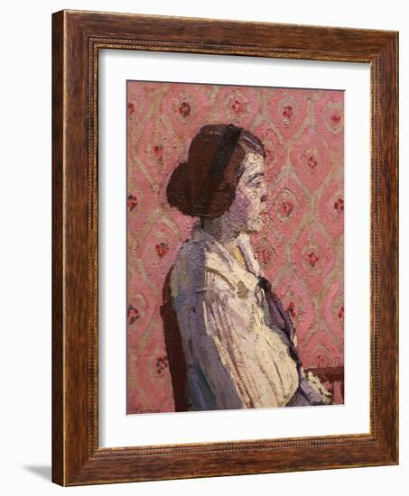 A Portrait in Profile: Mary L-Harold Gilman-Framed Giclee Print