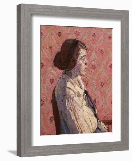 A Portrait in Profile: Mary L-Harold Gilman-Framed Giclee Print