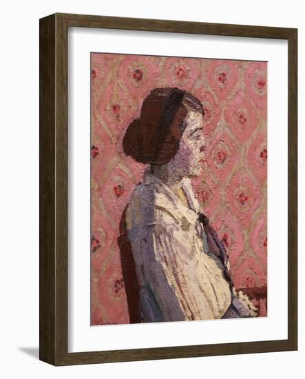 A Portrait in Profile: Mary L-Harold Gilman-Framed Giclee Print