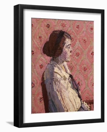 A Portrait in Profile: Mary L-Harold Gilman-Framed Giclee Print