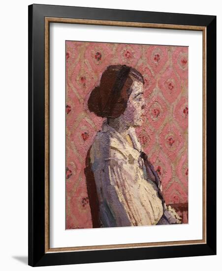 A Portrait in Profile: Mary L-Harold Gilman-Framed Giclee Print