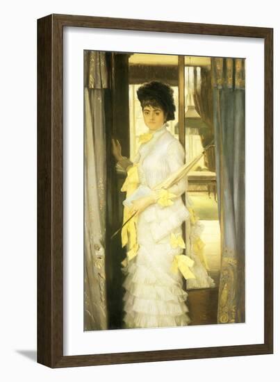 A Portrait, Miss Lloyd, 1876-James Tissot-Framed Giclee Print