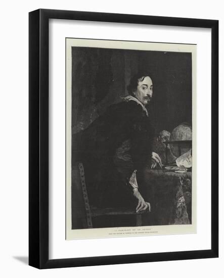 A Portrait of an Artist-Sir Anthony Van Dyck-Framed Giclee Print