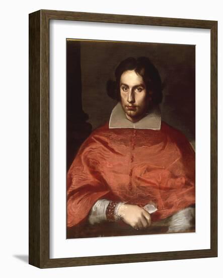 A Portrait of Cardinal Antonio Barberini-Simone Cantarini-Framed Giclee Print