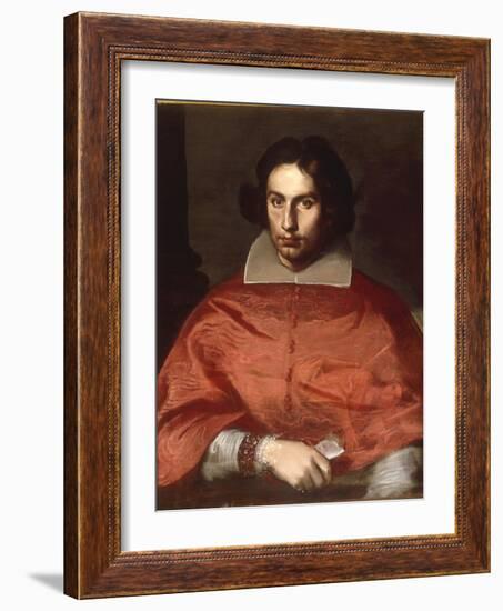 A Portrait of Cardinal Antonio Barberini-Simone Cantarini-Framed Giclee Print