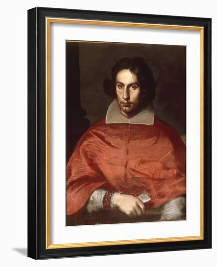 A Portrait of Cardinal Antonio Barberini-Simone Cantarini-Framed Giclee Print