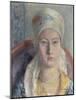 A Portrait of Julia Strachey, 1928-Dora Carrington-Mounted Giclee Print