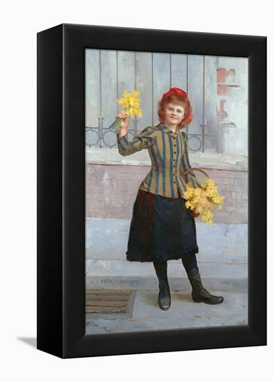 A Portrait of Miss Gertie Miller, 1893-William Henry Margetson-Framed Premier Image Canvas