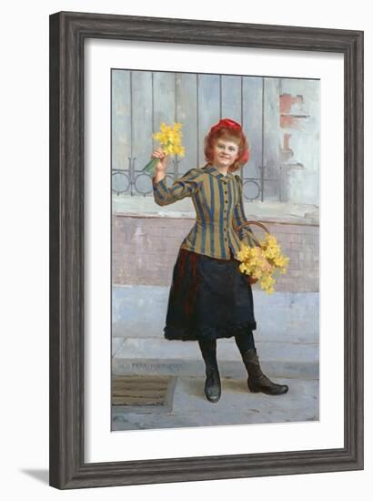 A Portrait of Miss Gertie Miller, 1893-William Henry Margetson-Framed Giclee Print