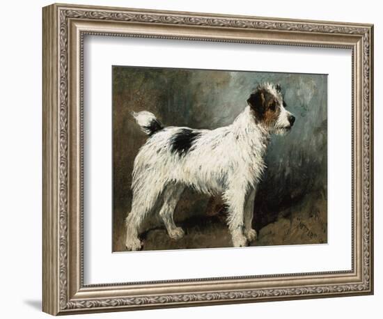 A Portrait of Nettle, a Terrier-John Emms-Framed Giclee Print