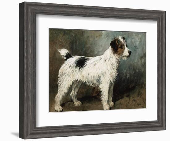 A Portrait of Nettle, a Terrier-John Emms-Framed Giclee Print