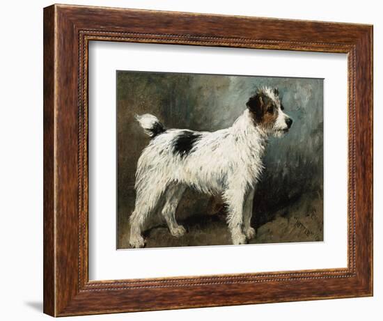 A Portrait of Nettle, a Terrier-John Emms-Framed Giclee Print