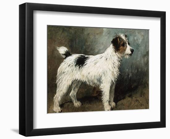 A Portrait of Nettle, a Terrier-John Emms-Framed Giclee Print