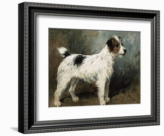 A Portrait of Nettle, a Terrier-John Emms-Framed Giclee Print