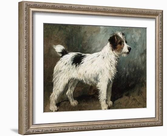 A Portrait of Nettle, a Terrier-John Emms-Framed Giclee Print